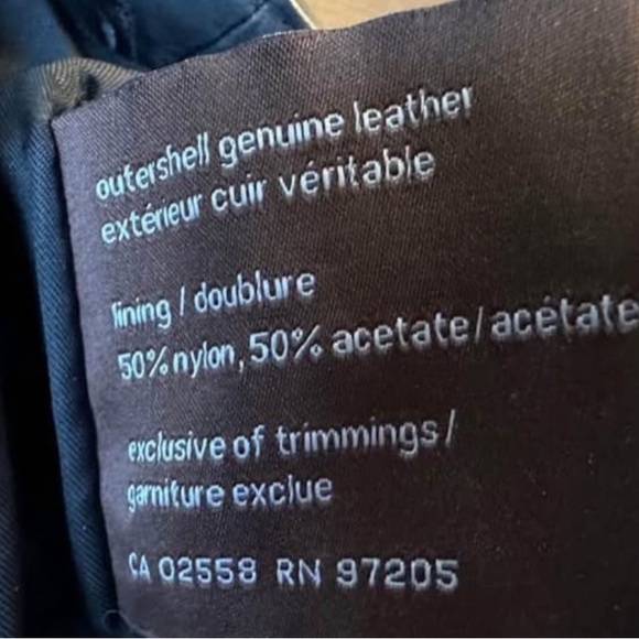 Ladies 0 Danier Black Leather Pants - Picture 8 of 10